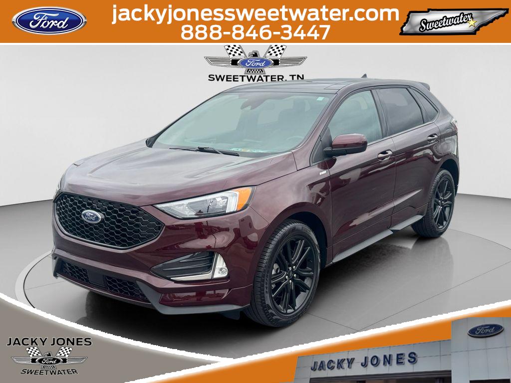 Red (Burgundy Velvet Metallic Tinted Clearcoat) 2024 Ford Edge ST Line AWD SUV / Crossover All-Wheel Drive 8-Speed Automatic