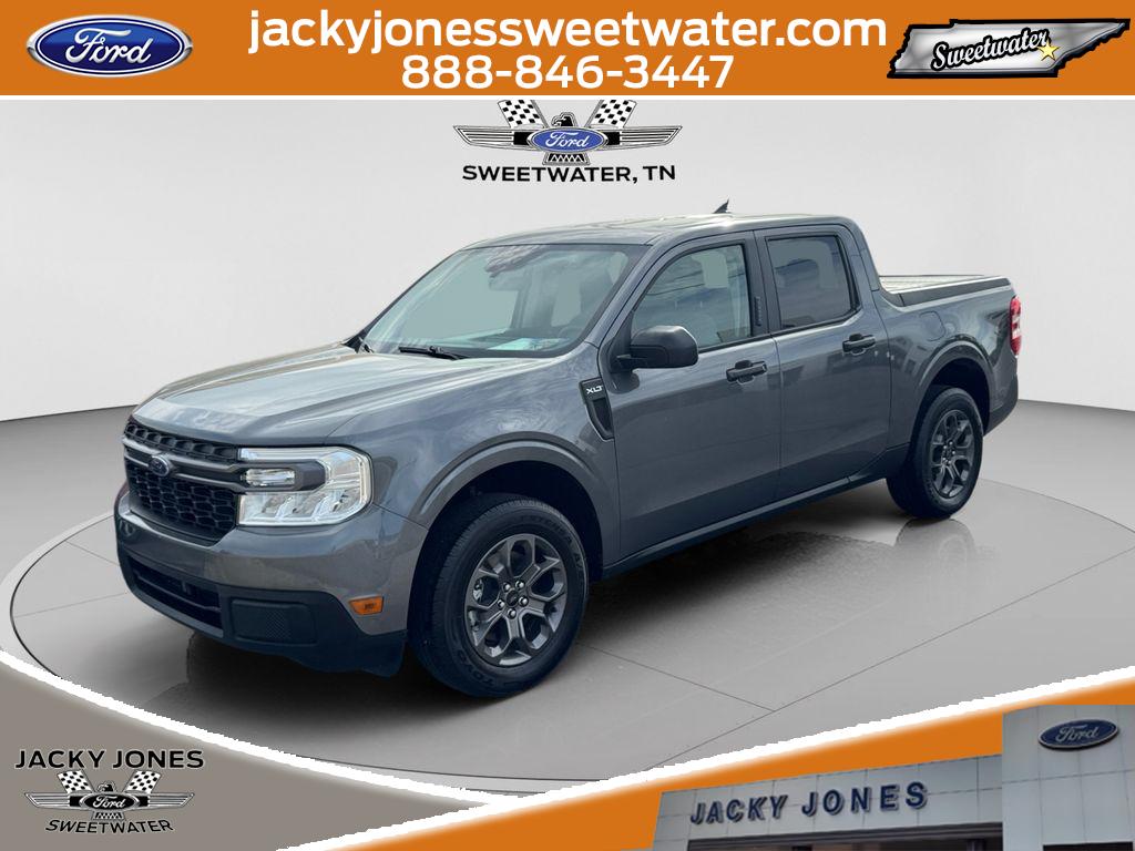 Gray (Carbonized Grey Metallic) 2022 Ford Maverick XLT SuperCrew AWD Pickup Truck All-Wheel Drive 8-Speed Automatic