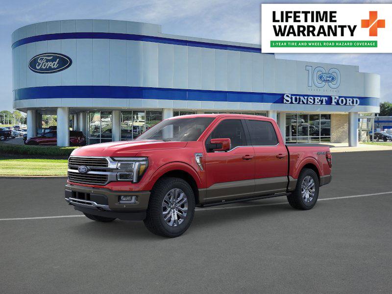 Ruby Red Metallic Tinted Clearcoat 2026 Ford F-150 King Ranch SuperCrew 4WD Pickup Truck Four-Wheel Drive Automatic