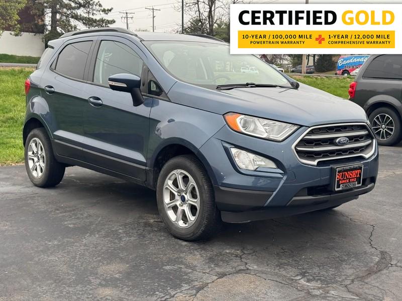 Blue Metallic 2022 Ford EcoSport SE AWD SUV / Crossover All-Wheel Drive 6-Speed Automatic