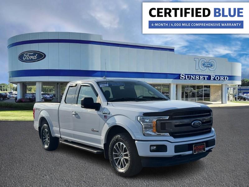 Oxford White 2018 Ford F-150 XLT SuperCab 4WD Pickup Truck Four-Wheel Drive Automatic
