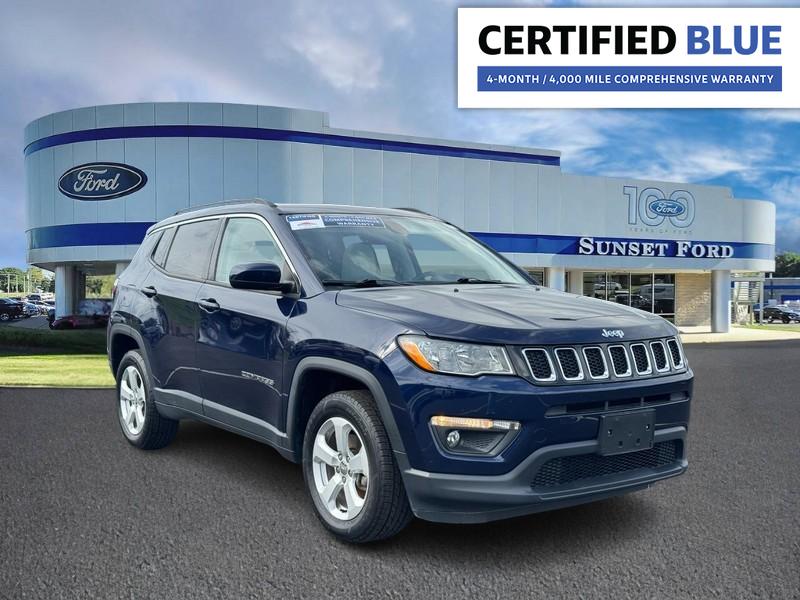 Jazz Blue Pearlcoat 2018 Jeep Compass Latitude 4WD SUV / Crossover Four-Wheel Drive 9-Speed Automatic