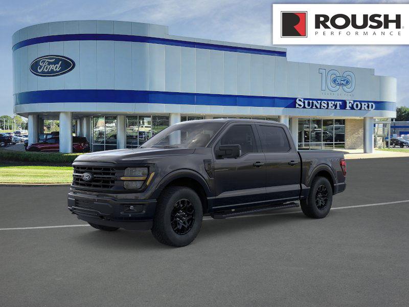 AGATE BLACK METALLIC 2026 Ford F-150 XLT SuperCrew 4WD Pickup Truck Four-Wheel Drive Automatic