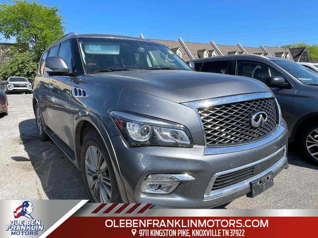 Gray (Graphite Shadow) 2017 INFINITI QX80 4WD SUV / Crossover All-Wheel Drive 7-Speed Automatic