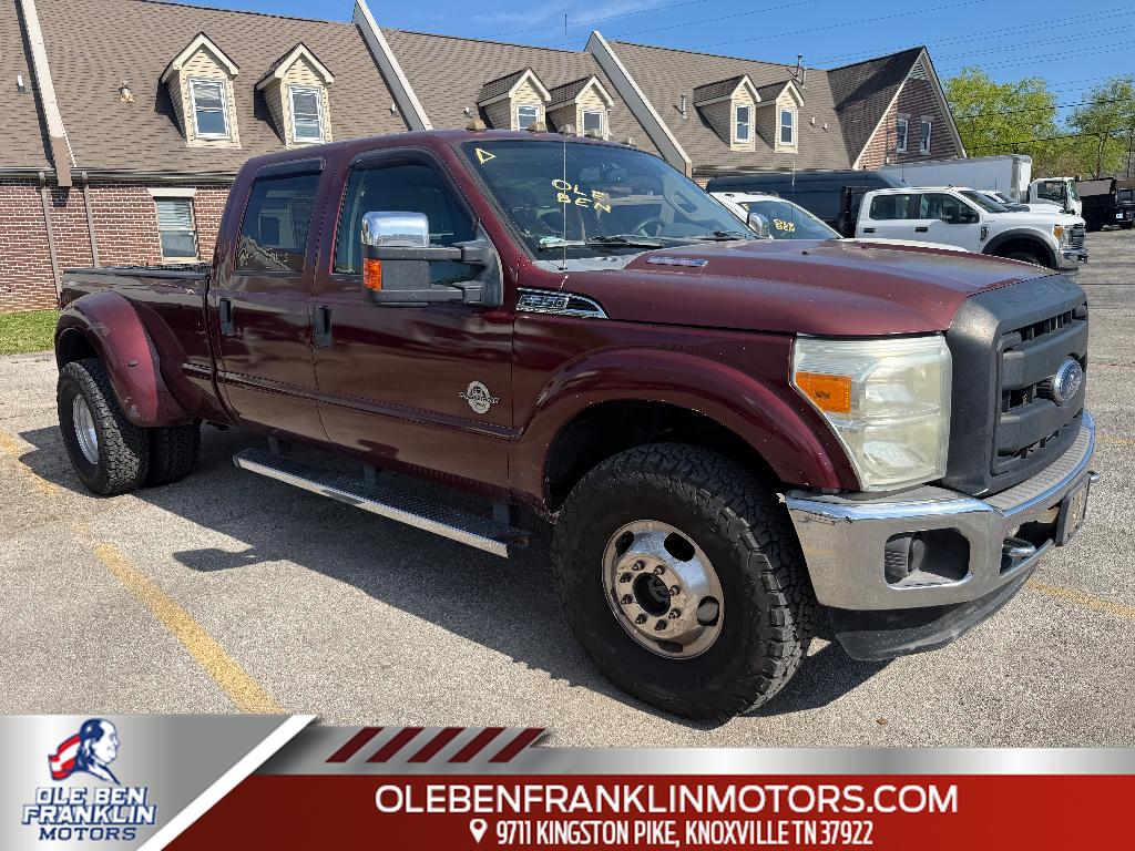 Autumn Red 2012 Ford F-350 Super Duty XLT Crew Cab LB DRW 4WD Pickup Truck Four-Wheel Drive 6-Speed Automatic