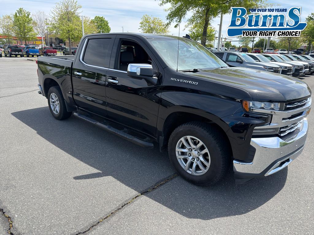 Black 2020 Chevrolet Silverado 1500 LTZ Crew Cab RWD Pickup Truck 4X2 8-Speed Automatic