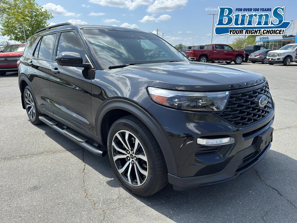 Agate Black Metallic 2023 Ford Explorer ST-Line AWD SUV / Crossover All-Wheel Drive Automatic