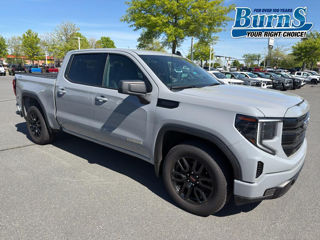 Thunderstorm Gray 2024 GMC Sierra 1500 Elevation Standard Crew Cab 4WD Pickup Truck Four-Wheel Drive 8-Speed Automatic