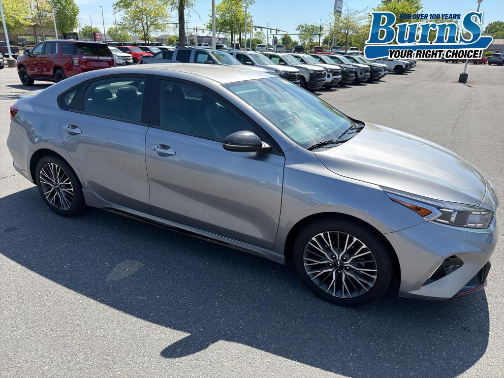 Steel Gray 2024 Kia Forte GT-Line FWD Sedan Front-Wheel Drive Continuously Variable Transmission