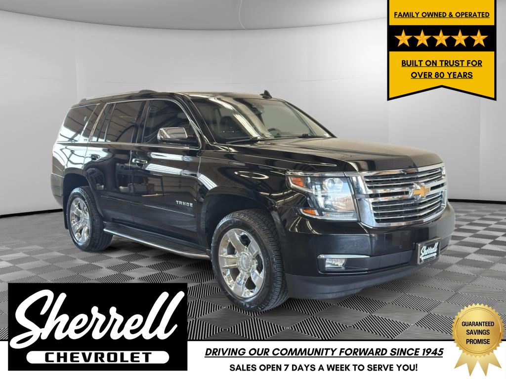 Black 2015 Chevrolet Tahoe LTZ 4WD SUV / Crossover Four-Wheel Drive 6-Speed Automatic