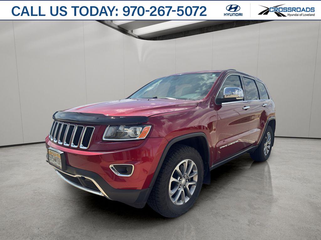 Deep Cherry Red Crystal Pearlcoat 2014 Jeep Grand Cherokee Limited 4WD SUV / Crossover Four-Wheel Drive 8-Speed Automatic