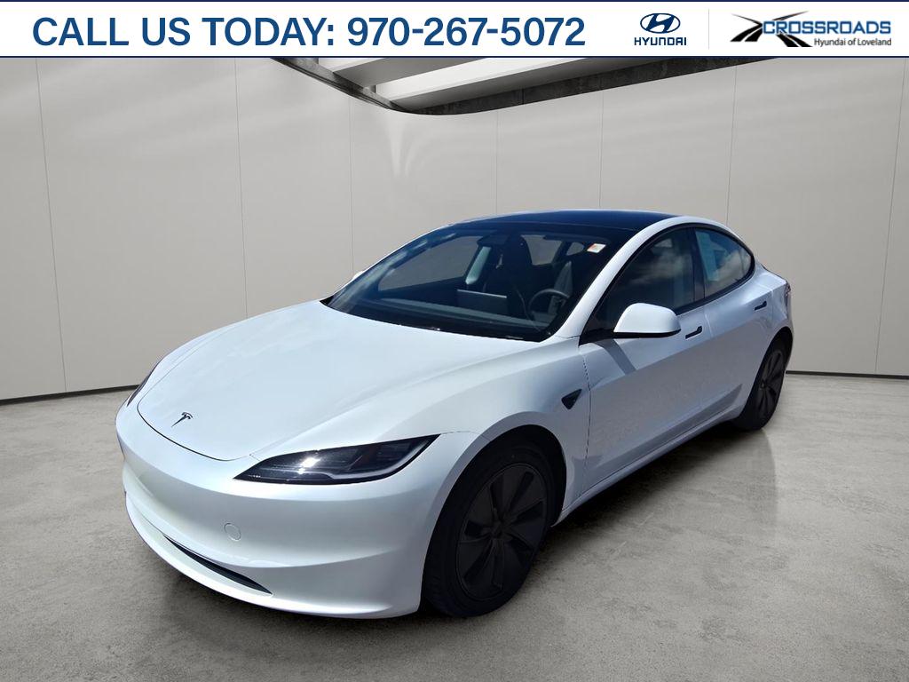 Pearl White Multi-Coat 2024 Tesla Model 3 Long Range AWD Sedan All-Wheel Drive Automatic