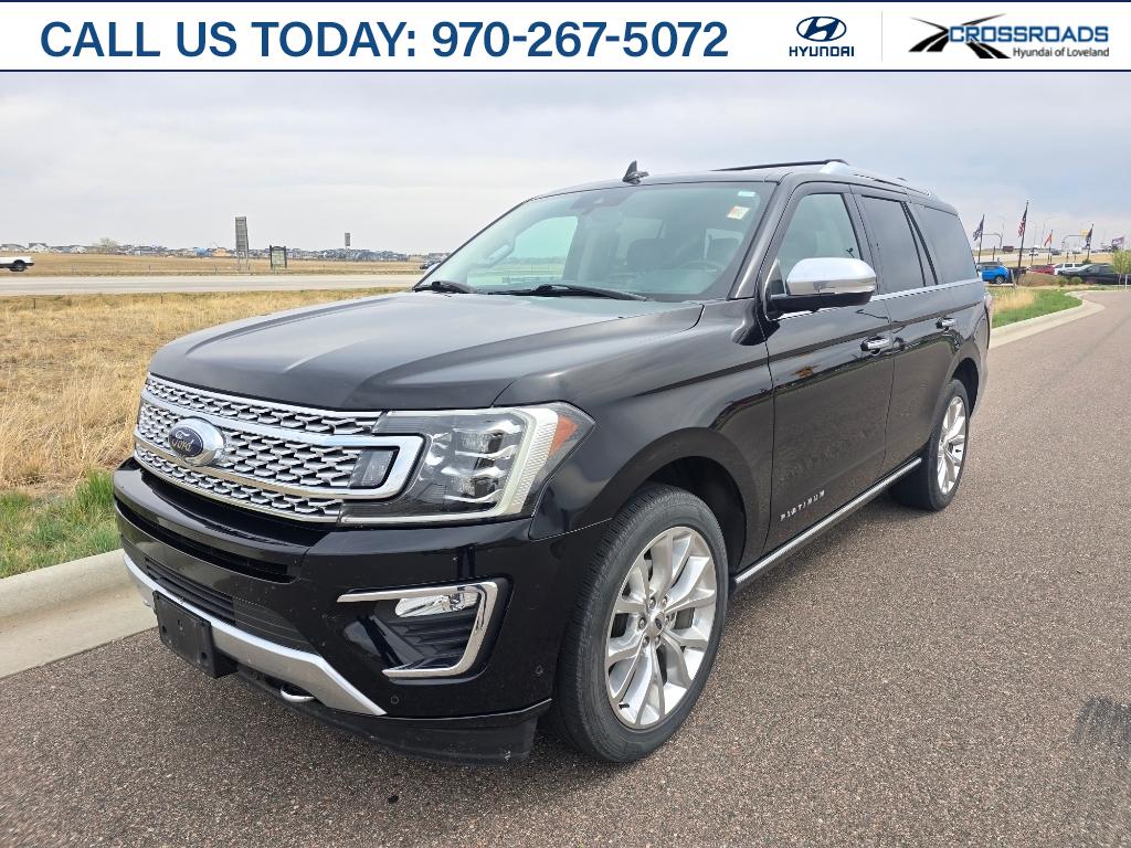 Agate Black Metallic 2019 Ford Expedition Platinum 4WD SUV / Crossover Four-Wheel Drive Automatic
