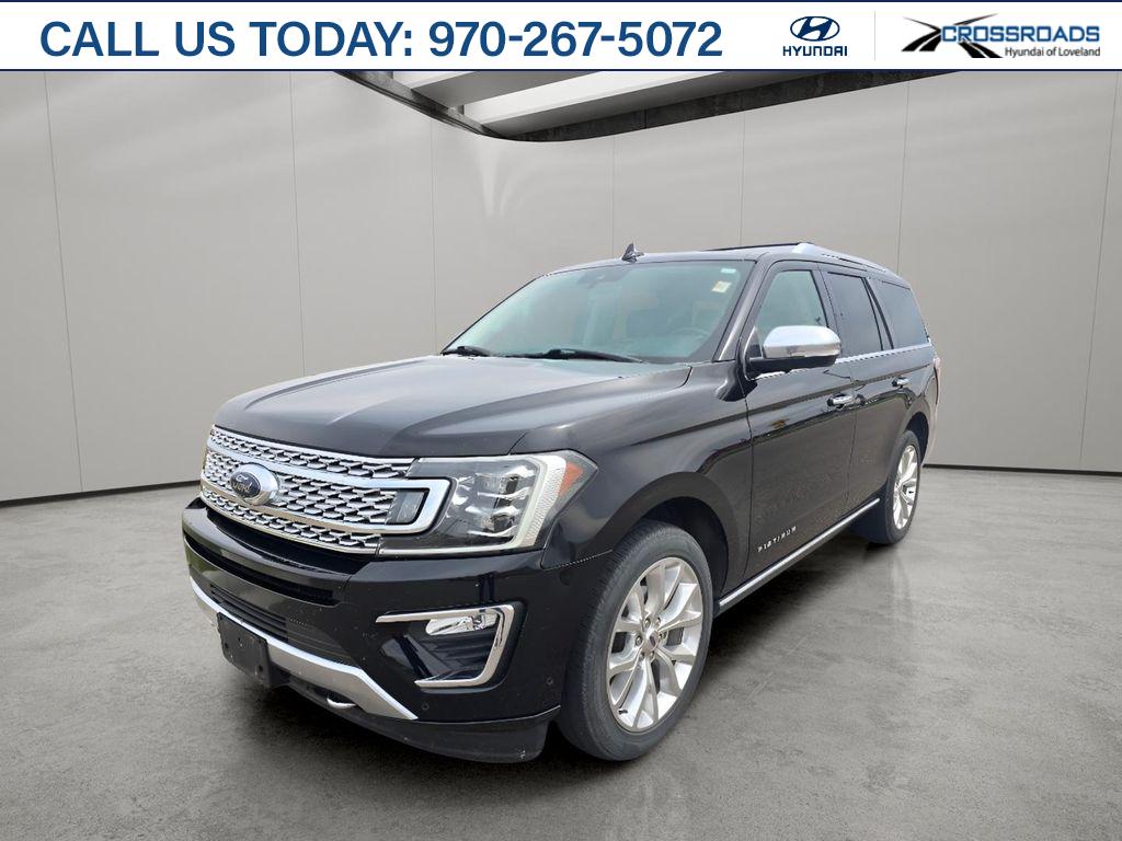 Agate Black Metallic 2019 Ford Expedition Platinum 4WD SUV / Crossover Four-Wheel Drive Automatic