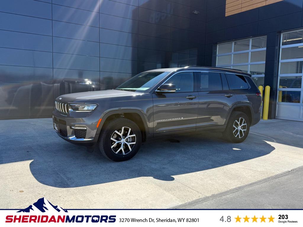 Baltic Gray Metallic Clearcoat 2024 Jeep Grand Cherokee L Limited 4WD SUV / Crossover Four-Wheel Drive 8-Speed Automatic