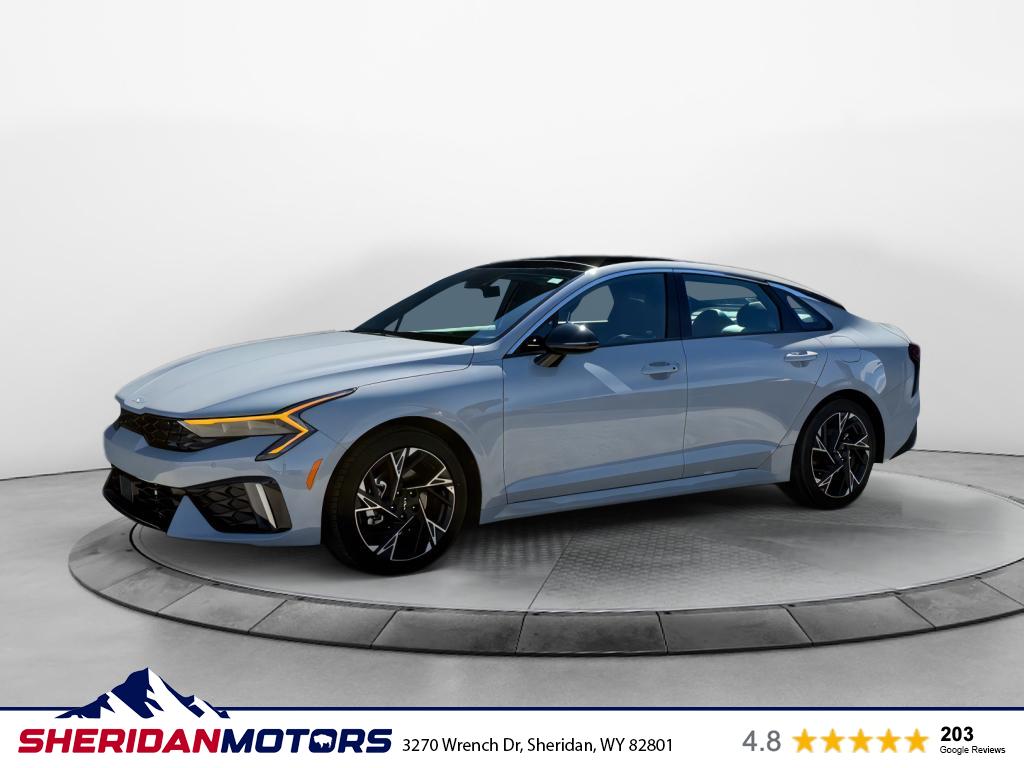 Wolf Gray 2025 Kia K5 GT-Line FWD Sedan Front-Wheel Drive 8-Speed Automatic