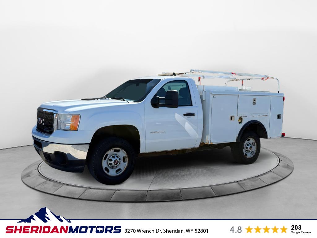 Summit White 2012 GMC Sierra 2500HD Work Truck LB 4WD Pickup Truck Four-Wheel Drive 6-Speed Automatic