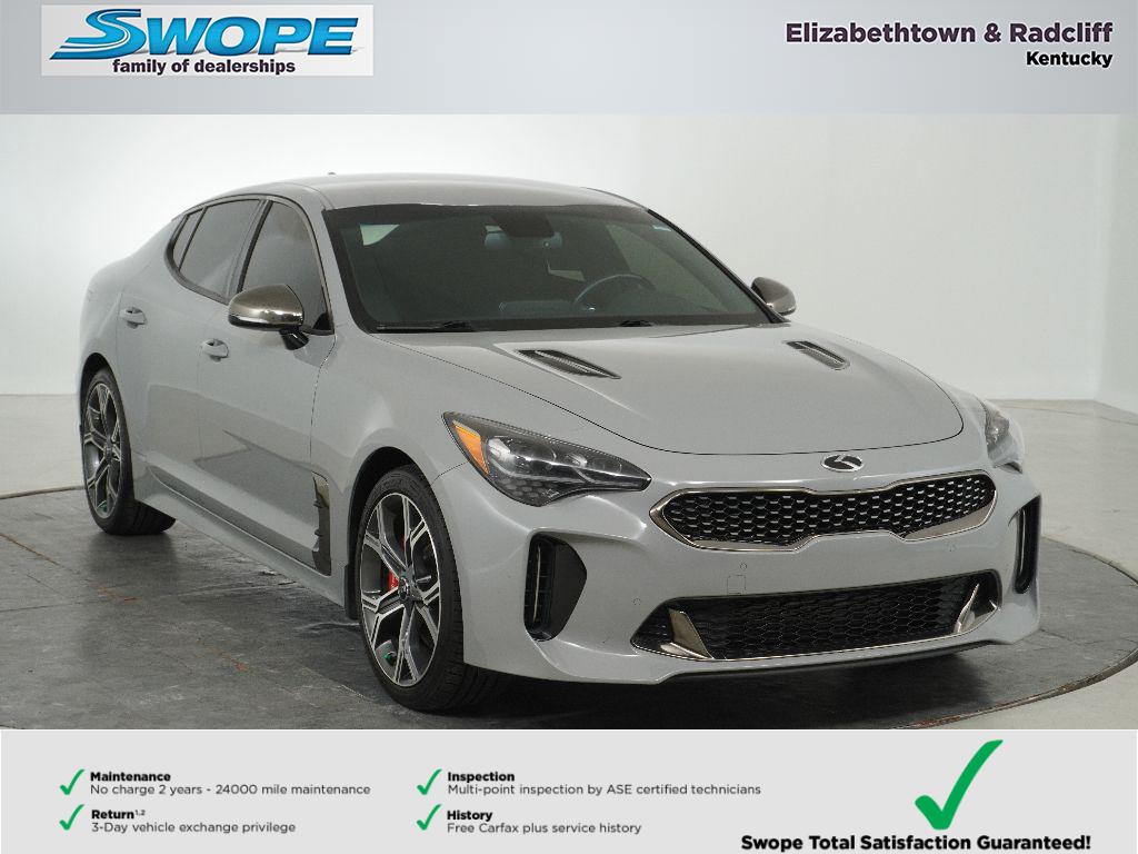 CERAMIC SILVER 2021 Kia Stinger GT RWD Sedan Rear-Wheel Drive 8-Speed Automatic