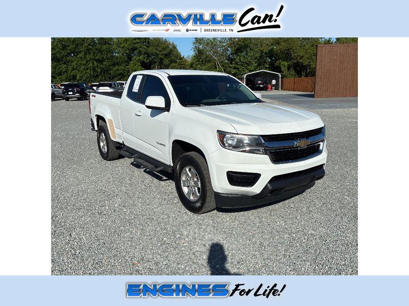 Summit White 2015 Chevrolet Colorado Work Truck Extended Cab LB 4WD Pickup Truck Four-Wheel Drive 6-Speed Automatic