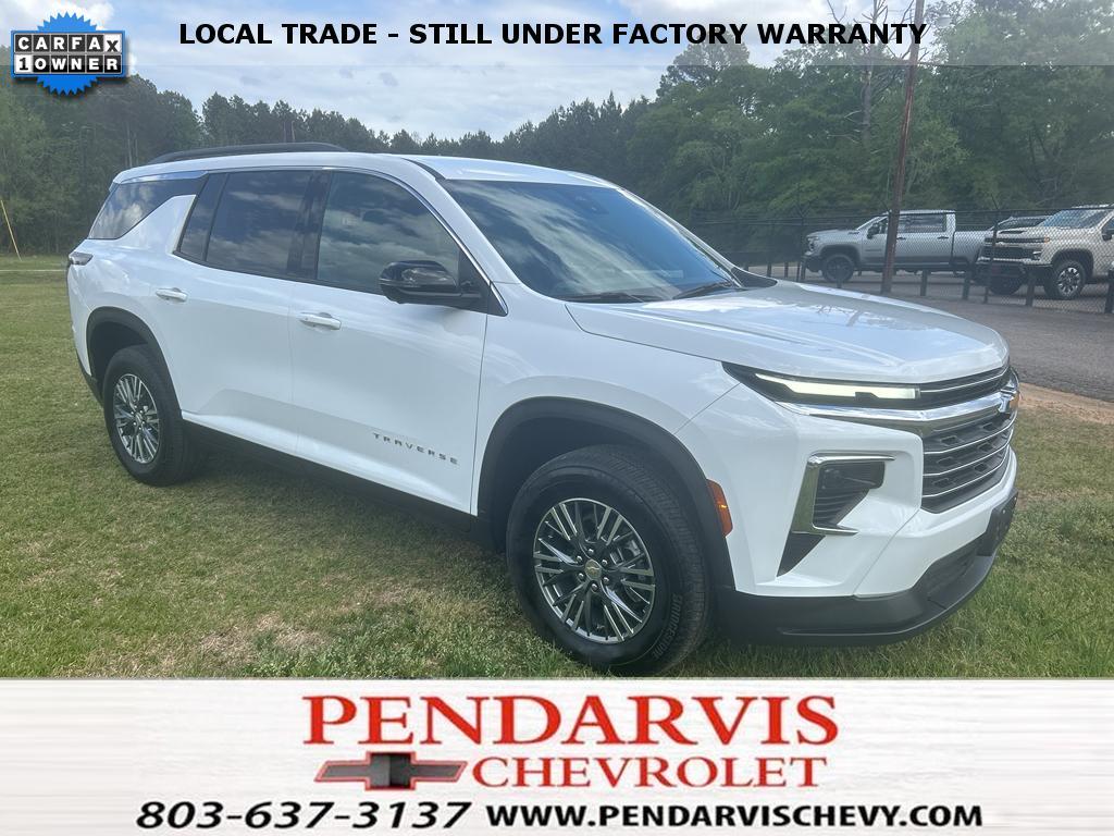 Summit White 2024 Chevrolet Traverse LT FWD SUV / Crossover Front-Wheel Drive 8-Speed Automatic