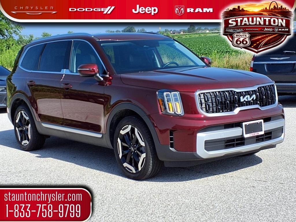 Dawning Red 2024 Kia Telluride EX AWD SUV / Crossover All-Wheel Drive 8-Speed Automatic