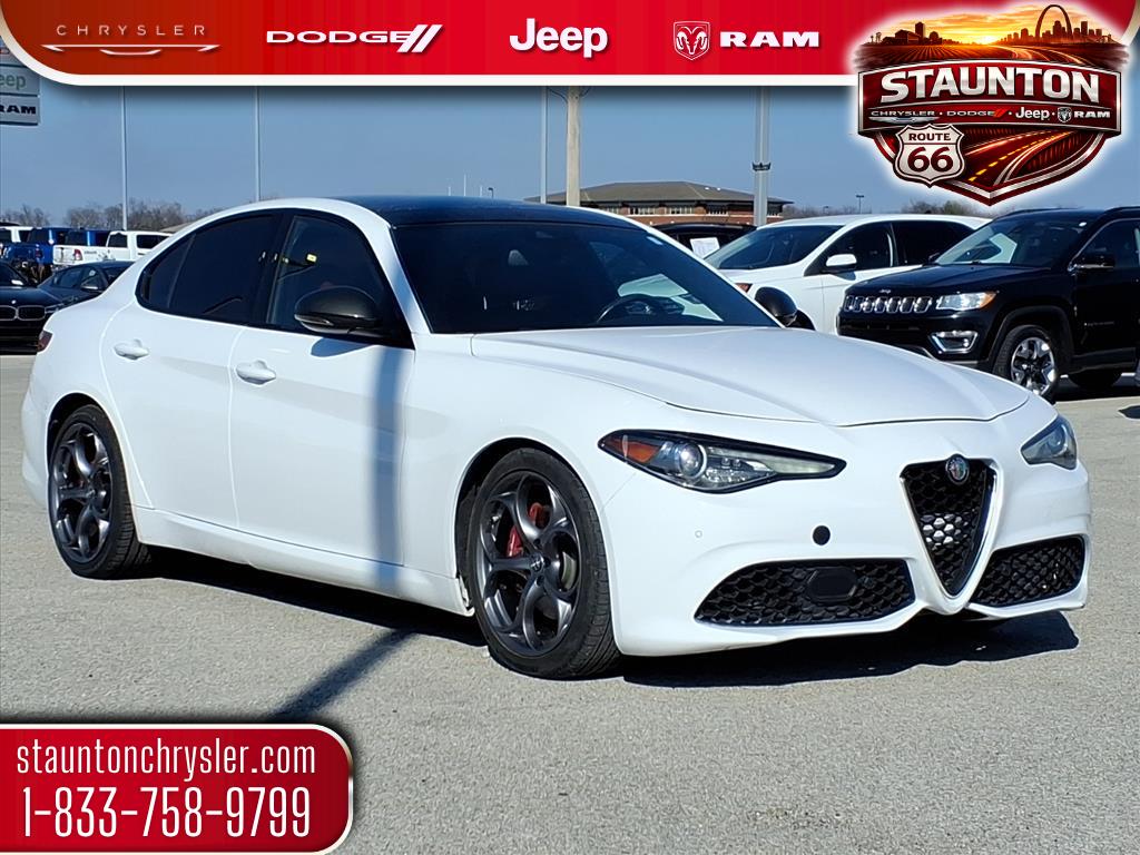 Alfa White 2020 Alfa Romeo Giulia Ti Sport RWD Sedan Rear-Wheel Drive 8-Speed Automatic