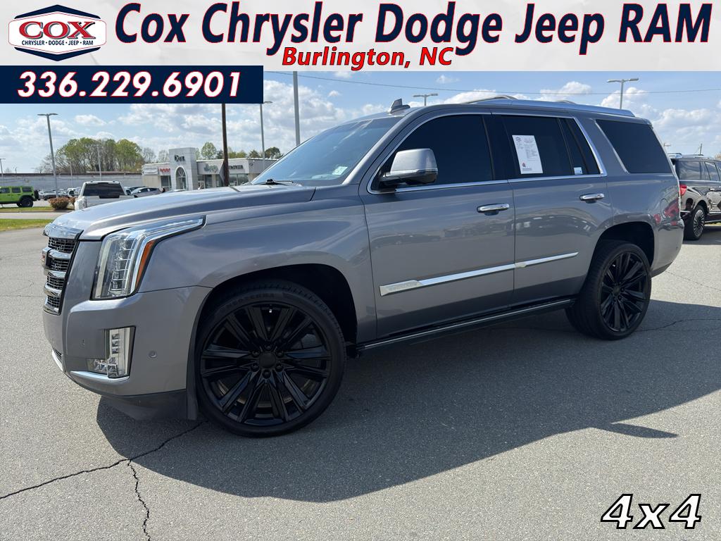 Gray (Satin Steel Metallic) 2019 Cadillac Escalade Premium Luxury 4WD SUV / Crossover Four-Wheel Drive Automatic