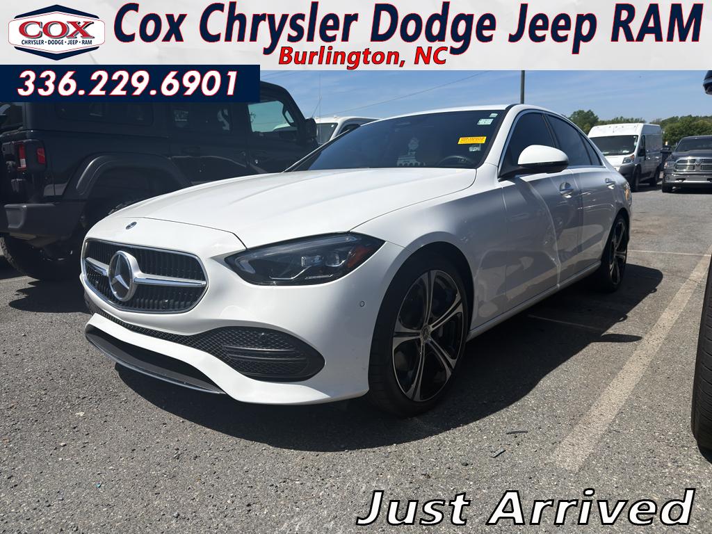 Polar White 2024 Mercedes-Benz C-Class C 300 RWD Sedan Rear-Wheel Drive 9-Speed Automatic
