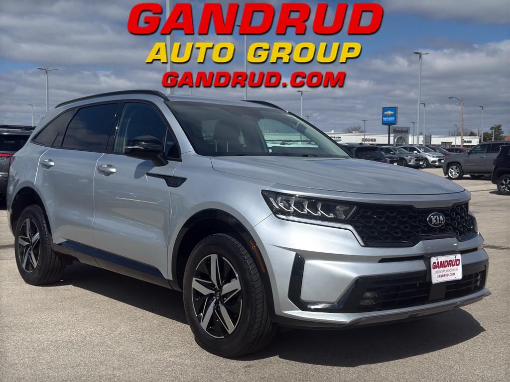 SPARKLING SILVER 2021 Kia Sorento EX AWD SUV / Crossover All-Wheel Drive 8-Speed Automatic