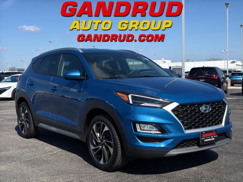 Teal (AQUA BLUE) 2020 Hyundai Tucson Sport AWD SUV / Crossover All-Wheel Drive 6-Speed Automatic