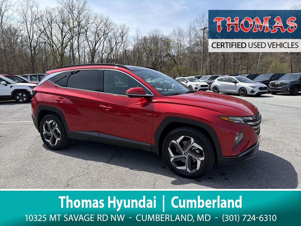 Calypso Red 2022 Hyundai Tucson Limited AWD SUV / Crossover All-Wheel Drive 8-Speed Automatic