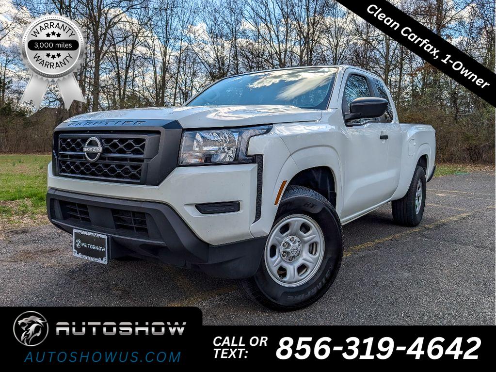 Glacier White 2024 Nissan Frontier S King Cab RWD Pickup Truck 4X2 9-Speed Automatic
