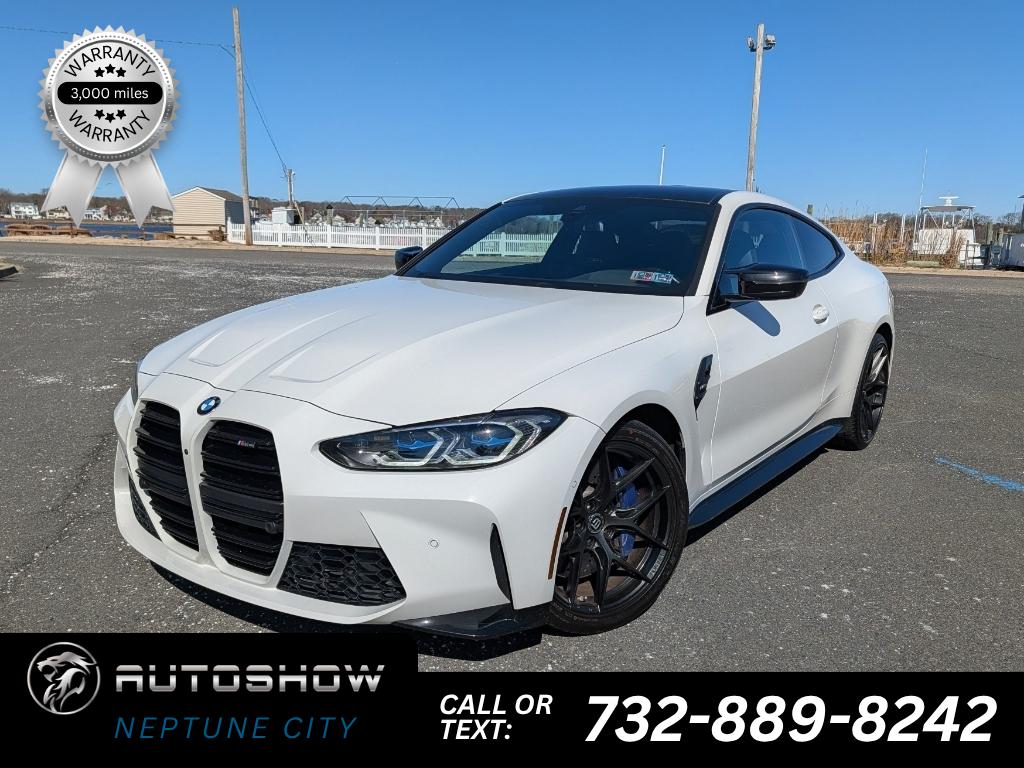 Alpine White 2021 BMW M4 RWD Coupe Rear-Wheel Drive 6-Speed Manual