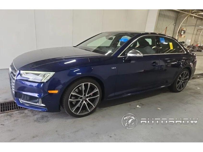 Blue 2018 Audi S4 3.0T quattro Prestige Sedan AWD Sedan All-Wheel Drive 8-Speed Automatic