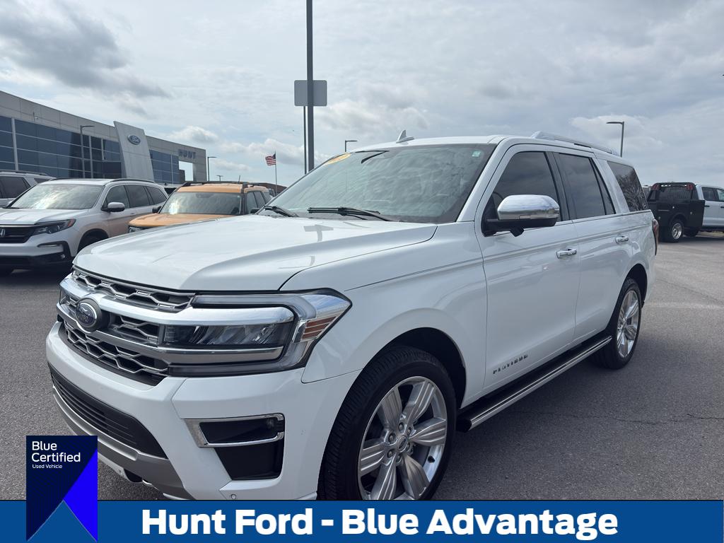 Star White Metallic Tri-Coat 2022 Ford Expedition Platinum 4WD SUV / Crossover Four-Wheel Drive Automatic