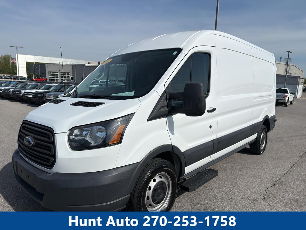Oxford White 2017 Ford Transit Cargo 250 3dr LWB Medium Roof Cargo Van with Sliding Passenger Side Door Van Rear-Wheel Drive 6-Speed Automatic