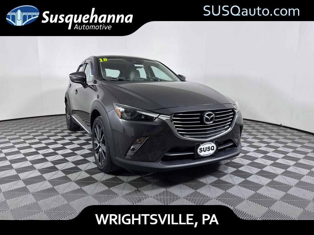Machine Gray Metallic 2018 Mazda CX-3 Grand Touring AWD SUV / Crossover All-Wheel Drive 6-Speed Automatic