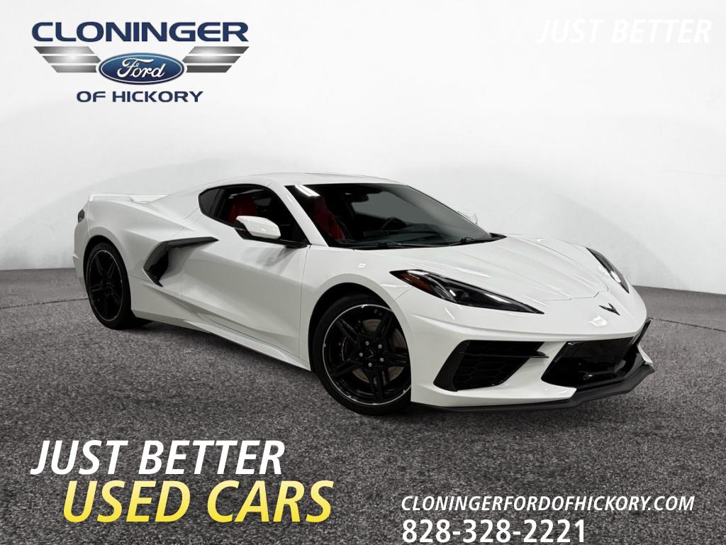 Arctic White 2022 Chevrolet Corvette Stingray 1LT Coupe RWD Coupe Rear-Wheel Drive 8-Speed Automatic