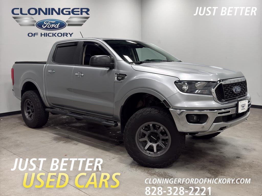 Iconic Silver Metallic 2021 Ford Ranger XLT SuperCrew 4WD Pickup Truck Four-Wheel Drive Automatic