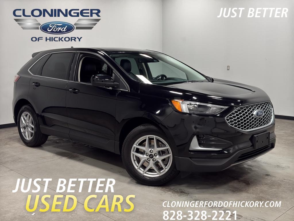 Agate Black Metallic 2023 Ford Edge SEL AWD SUV / Crossover All-Wheel Drive 8-Speed Automatic