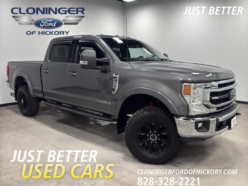 Carbonized Gray Metallic 2022 Ford F-250 Super Duty Lariat Crew Cab 4WD Pickup Truck Four-Wheel Drive Automatic