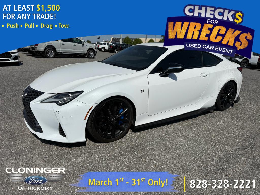 ULTRA WHITE 2021 Lexus RC 350 F Sport RWD Coupe Rear-Wheel Drive 8-Speed Automatic