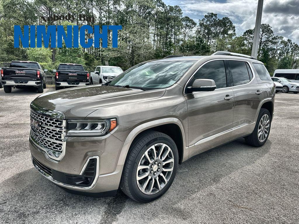 Light Stone Metallic 2023 GMC Acadia Denali FWD SUV / Crossover Front-Wheel Drive 9-Speed Automatic