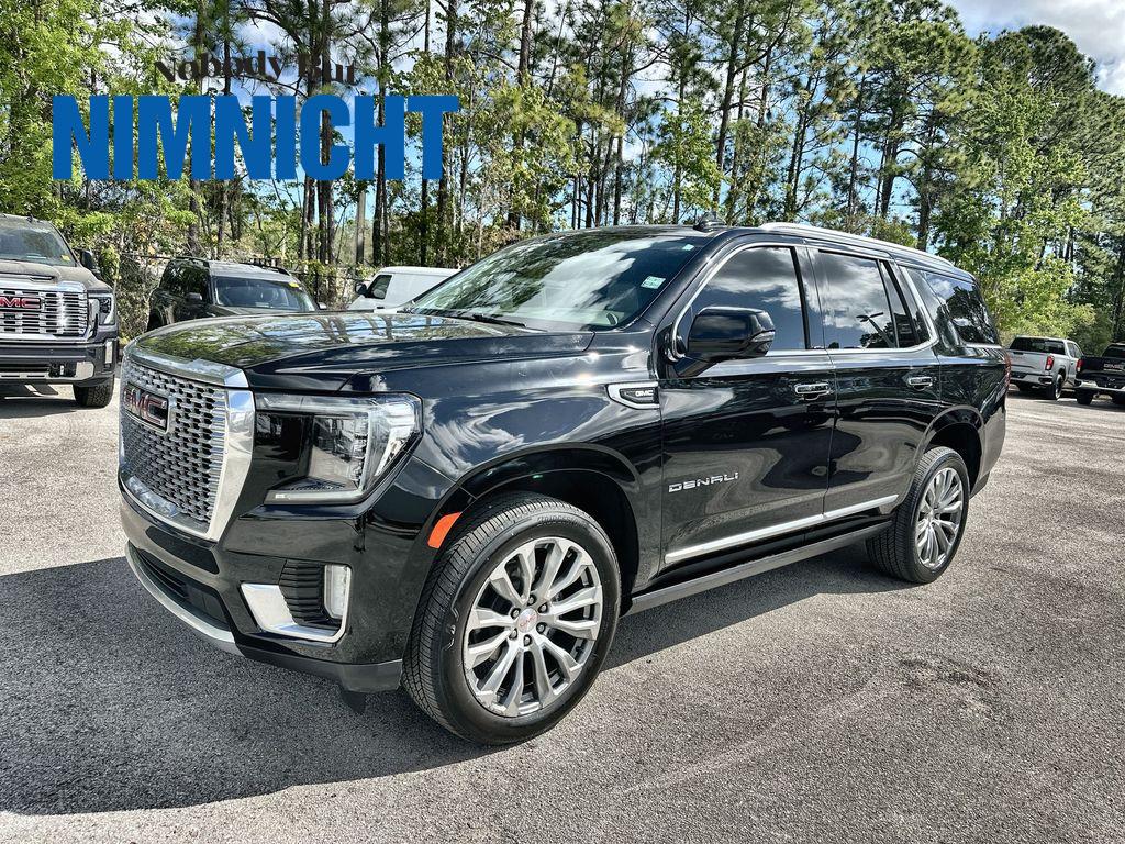 Onyx Black 2021 GMC Yukon Denali 4WD SUV / Crossover Four-Wheel Drive Automatic