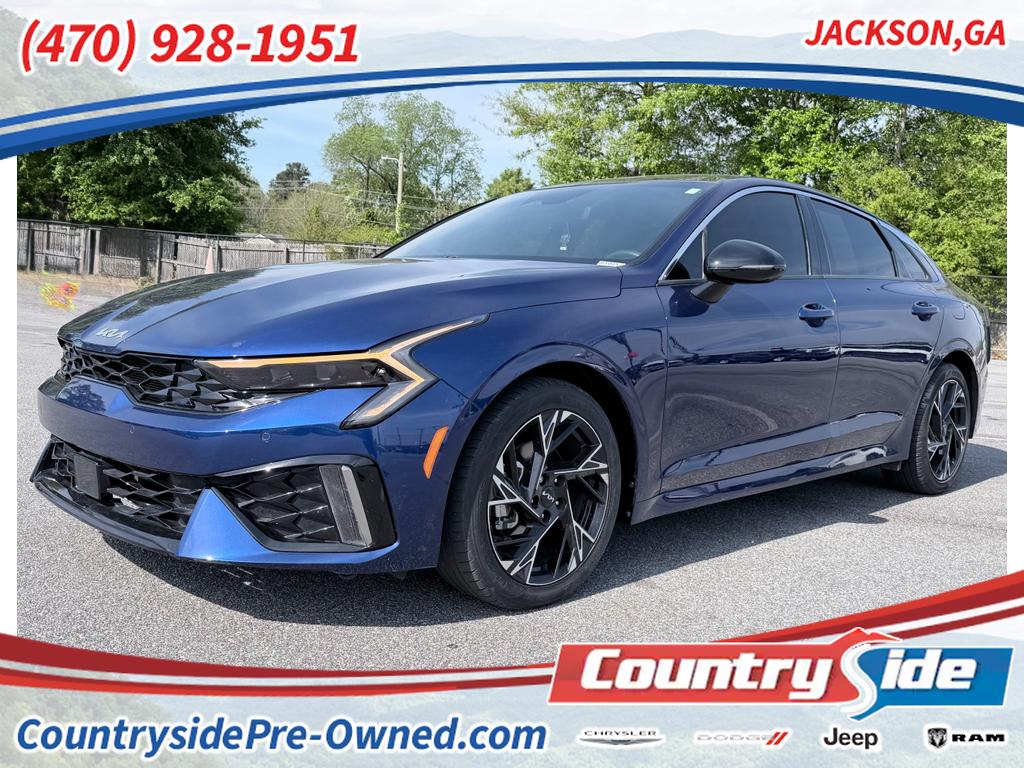 YACHT BLUE 2025 Kia K5 GT-Line FWD Sedan Front-Wheel Drive 8-Speed Automatic