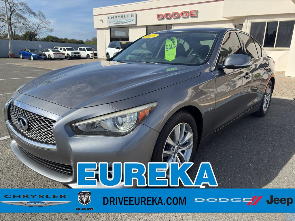 Gray (Graphite Shadow) 2015 INFINITI Q50 Sedan 7-Speed Automatic