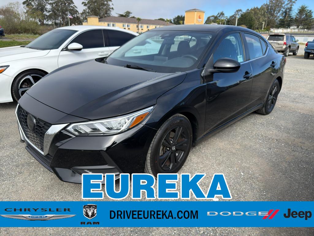 Super Black 2022 Nissan Sentra SV FWD Sedan Front-Wheel Drive Continuously Variable Transmission