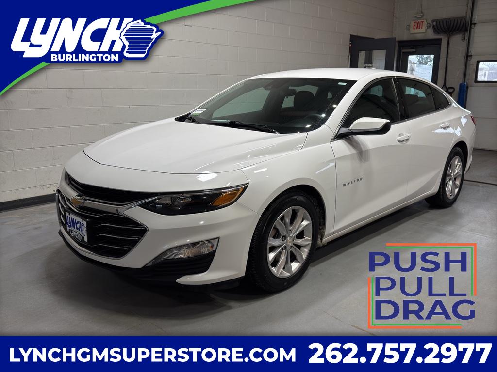 Summit White 2024 Chevrolet Malibu LT with 1LT FWD Sedan Front-Wheel Drive Continuously Variable Transmission