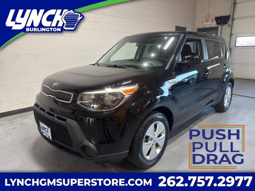 Shadow Black 2016 Kia Soul Base Wagon Front-Wheel Drive 6-Speed Manual