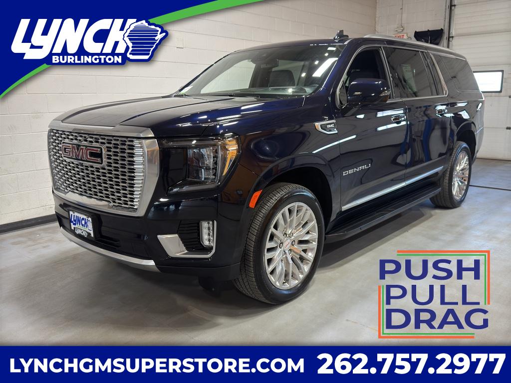 Midnight Blue Metallic 2024 GMC Yukon XL Denali 4WD SUV / Crossover Four-Wheel Drive Automatic